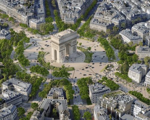 Párizs is egyre zöldül: a Champs-Élysées kertté változik